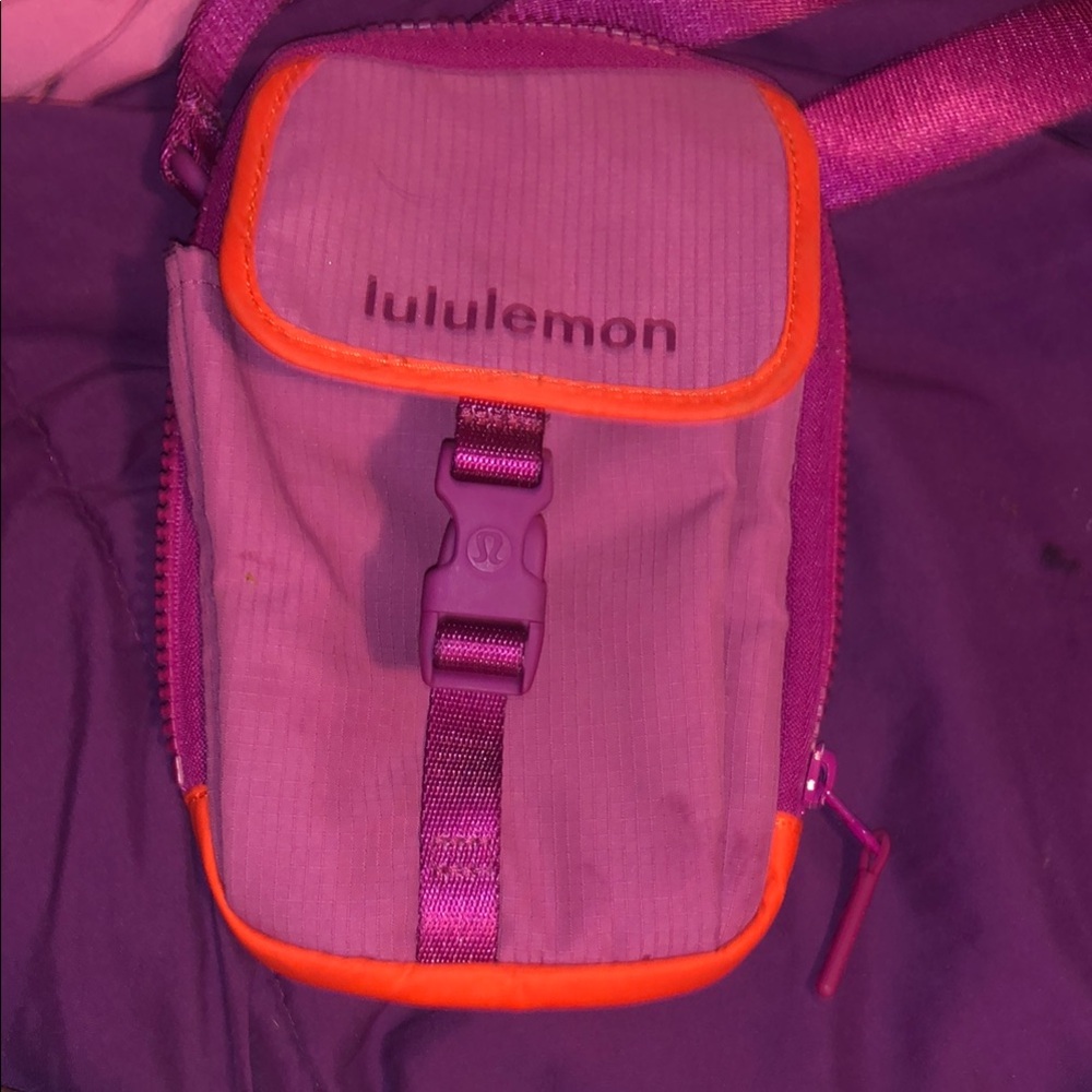 Lululemon Purple and Orange Crossbody Bag